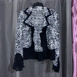 Black & white jacket